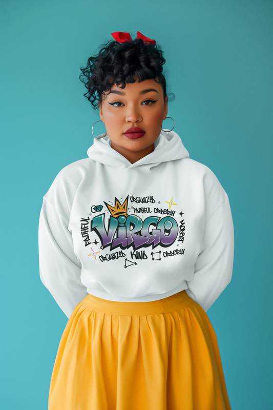 Grounded Zodiac: Virgo  Graffiti Hoodie