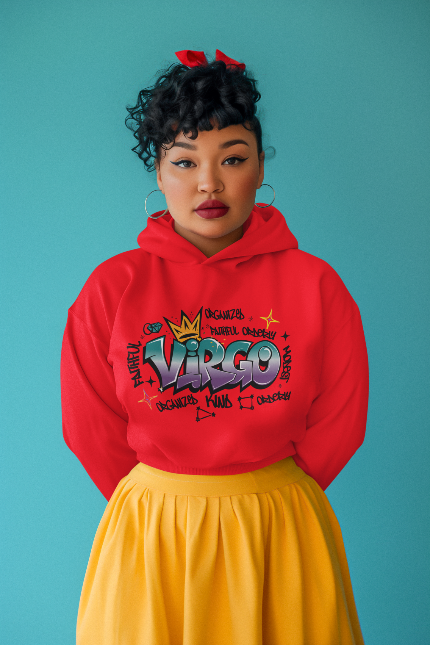 Grounded Zodiac: Virgo  Graffiti Hoodie
