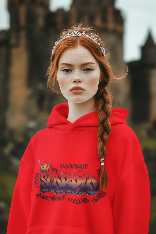 Zodiac Waters: Scorpio Graffiti Hoodie
