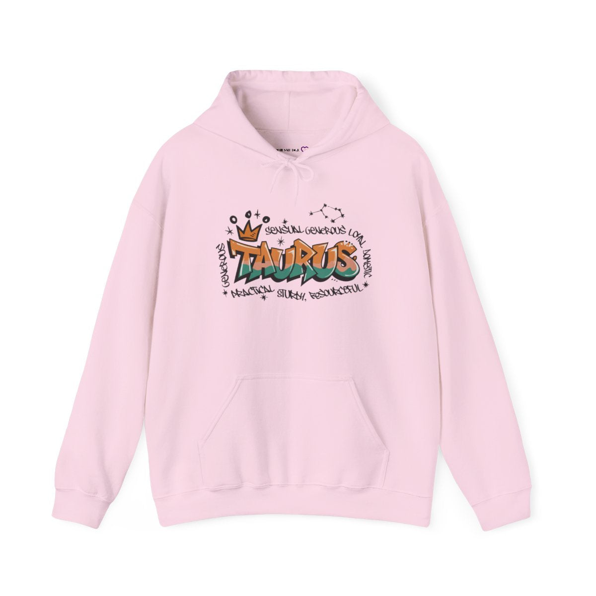Grounded Zodiac: Taurus Graffiti Hoodie