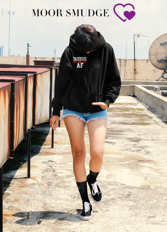 Grounded Zodiac: Taurus AF Hoodie