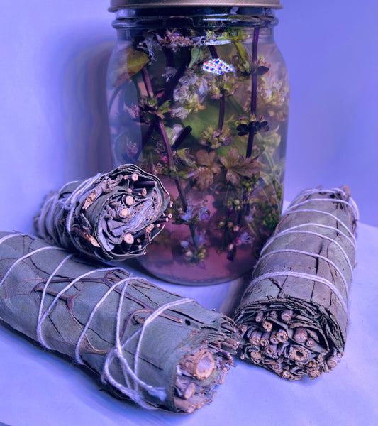 Eucalyptus | Sage | Smudge Stick, 3 Pack Bundle-House Cleansing Negativity Removal